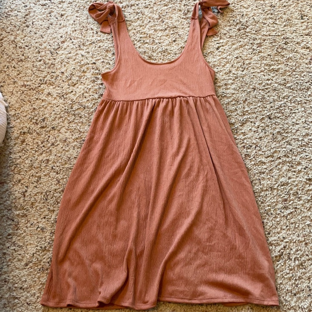Pink flowy dress